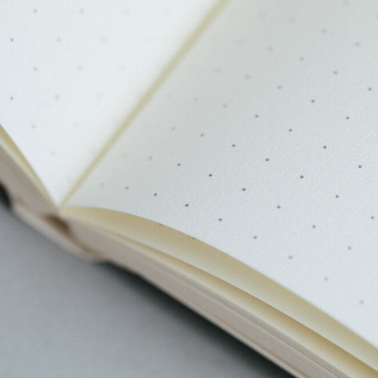 Medium Layflat Notebook - Wave Forest Green/Blue - Dot Grid