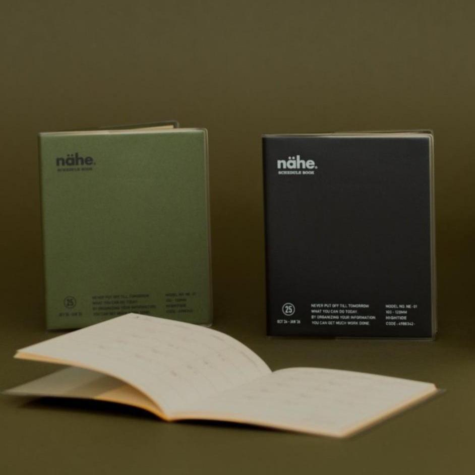 2026 Nahe Pocket Monthly Diary - Khaki