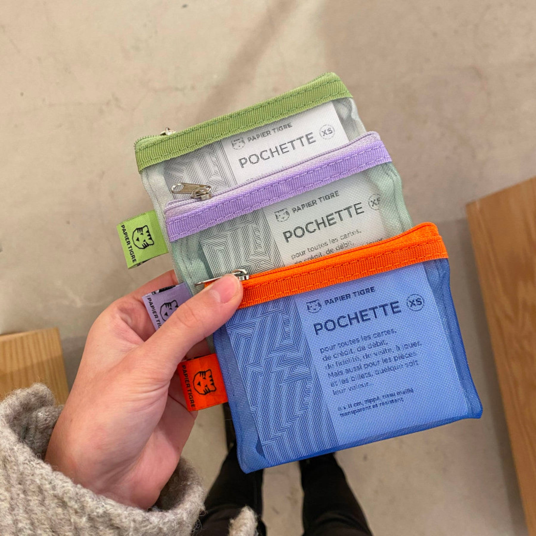 Mesh Pouch Extra Small - Lilac & Mint