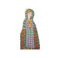 Flower Lady Shaped Greetings Card