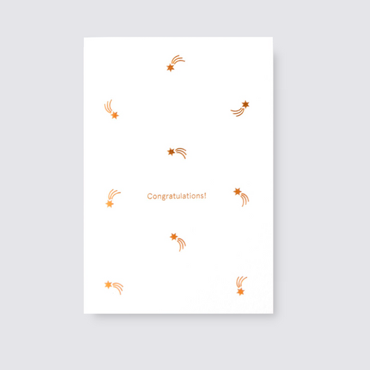 Foil Blocked Congratulations Card