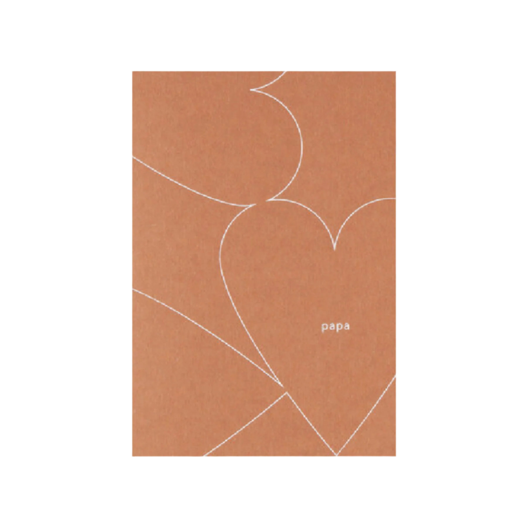 Foil Blocked Papa Card