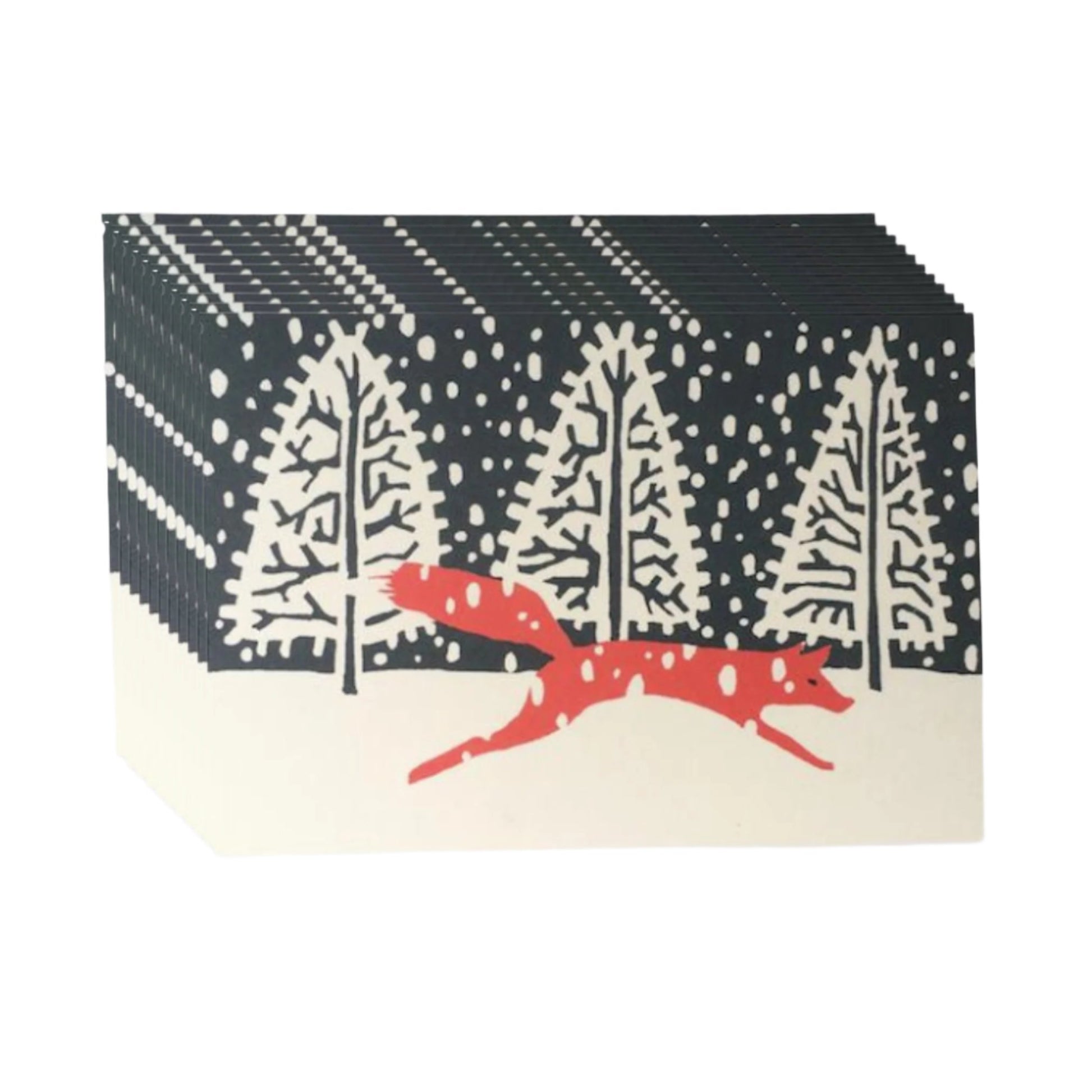 Fox in Winter - Set of 10