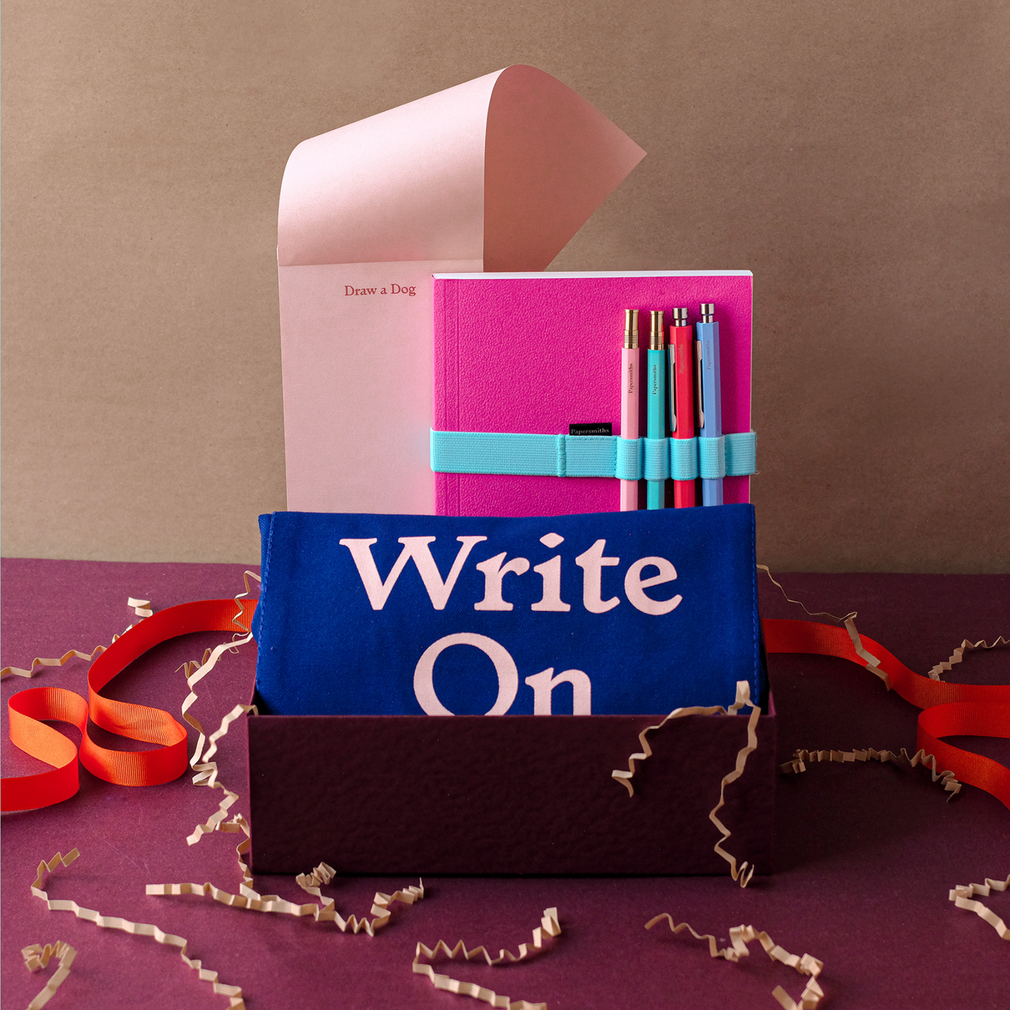 Ultimate Stationery Stash - Fuchsia / Dot Grid Paper