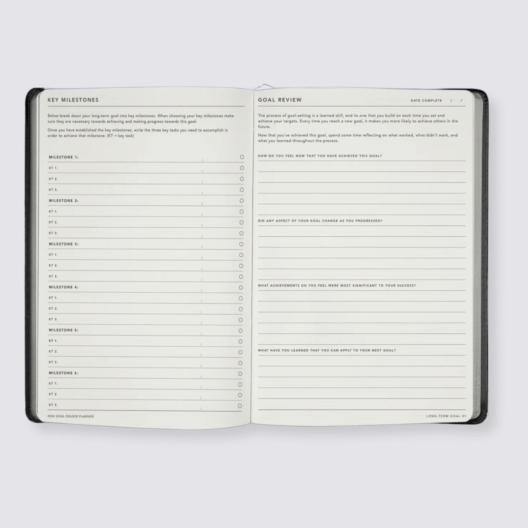 2024 Goal Digger Diary - Bold / Lilac
