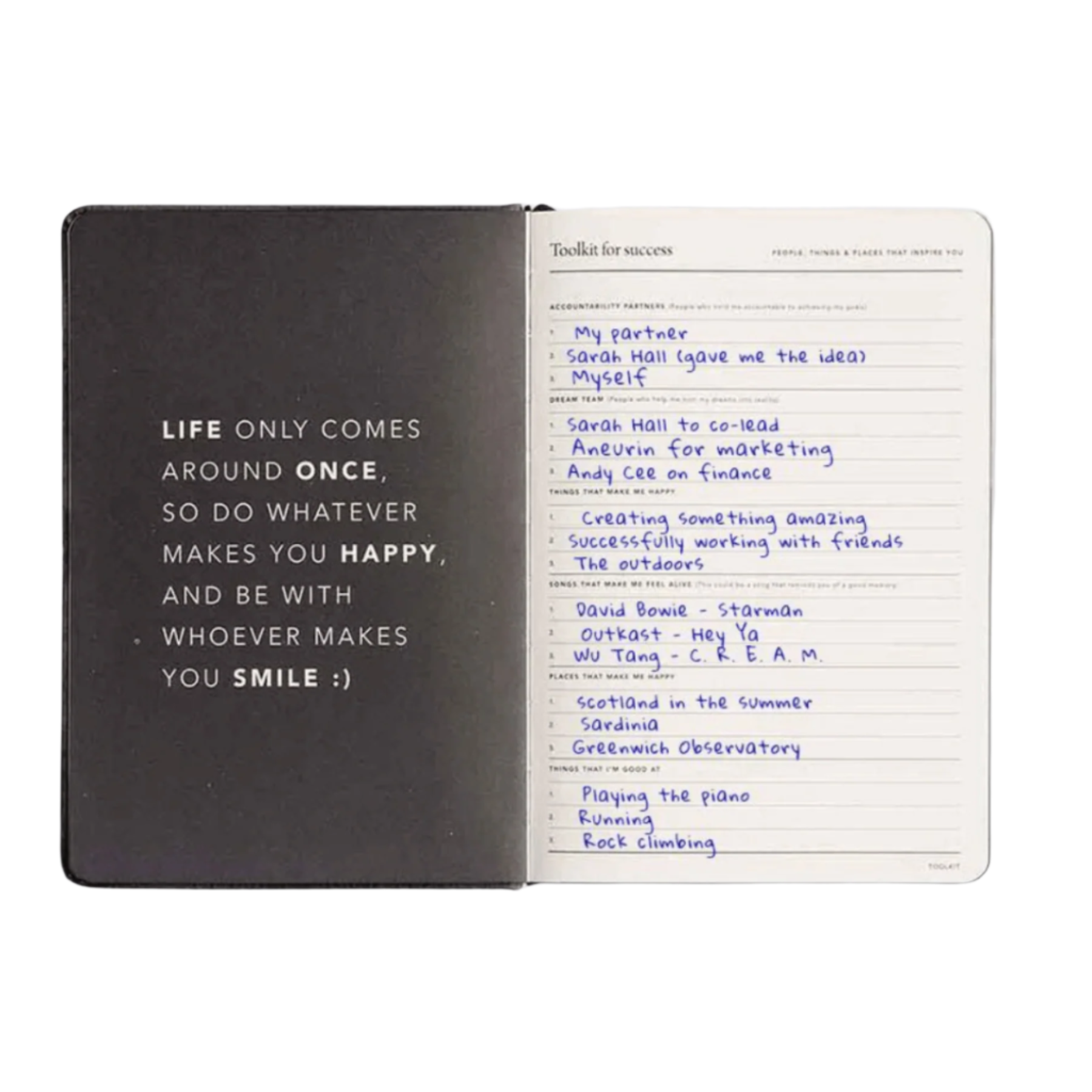 Goals Journal - Teal Green