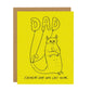 Grumpy Cat Father's Day Card