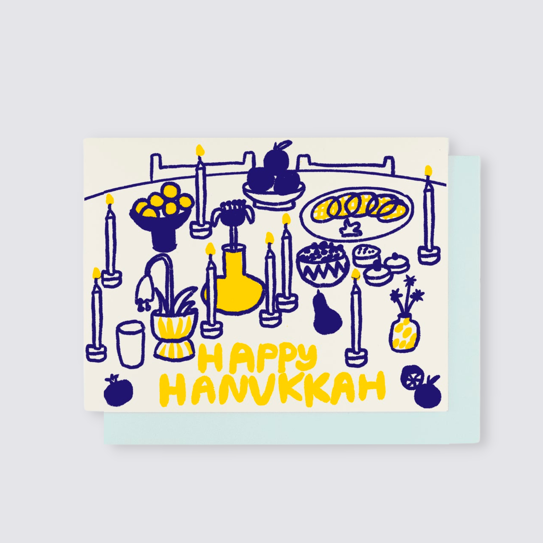 Happy Hanukkah Table