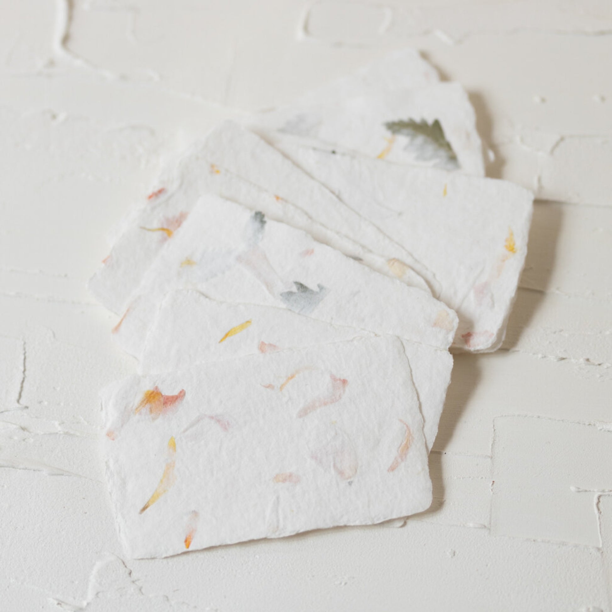 Handmade Paper Placecards - Set of 10 / Fern