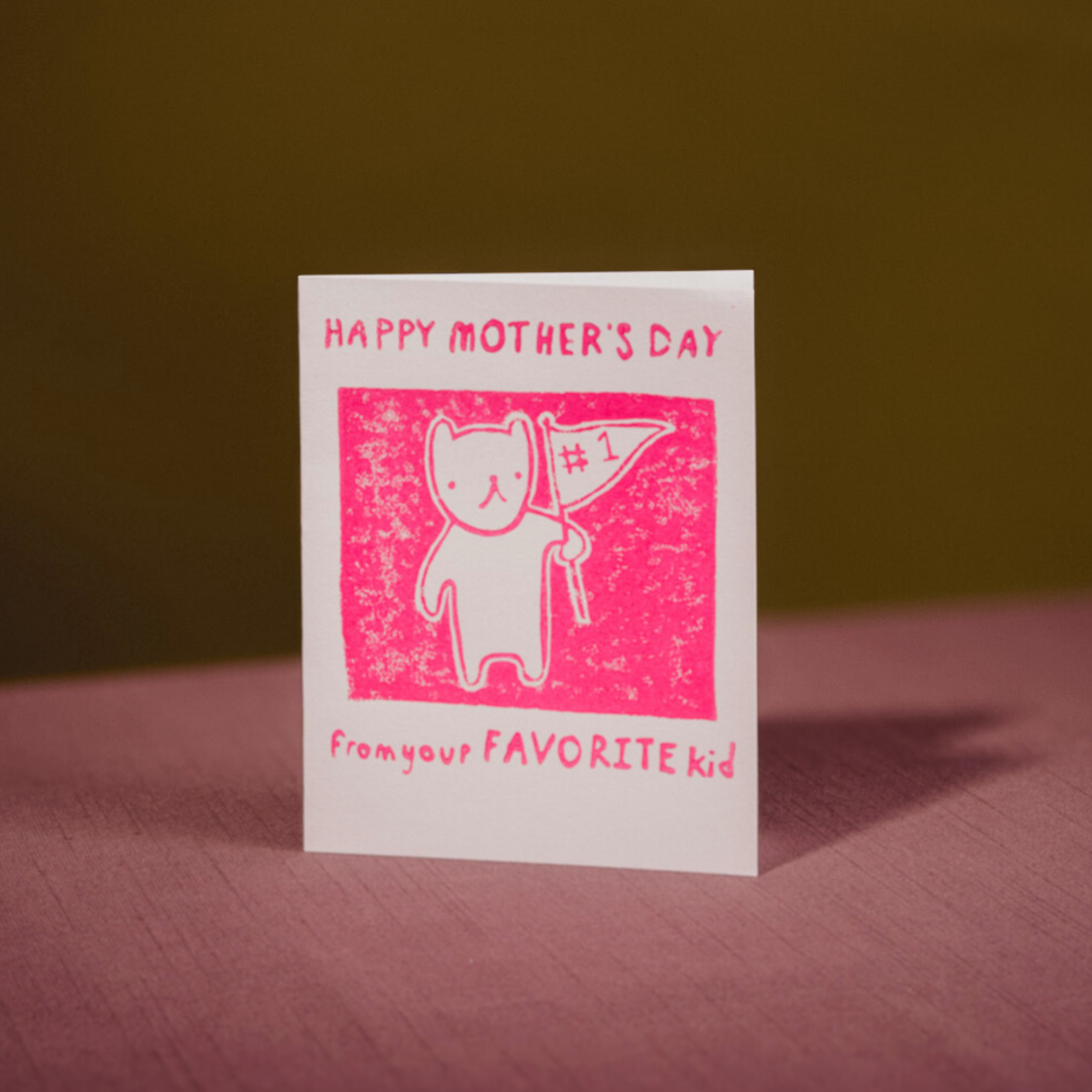 Sibling Rivalry Mother's Day Card