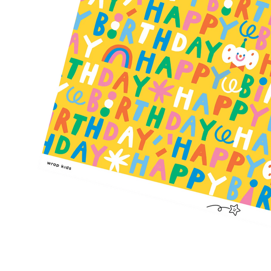 Gift Wrap - Happy Birthday