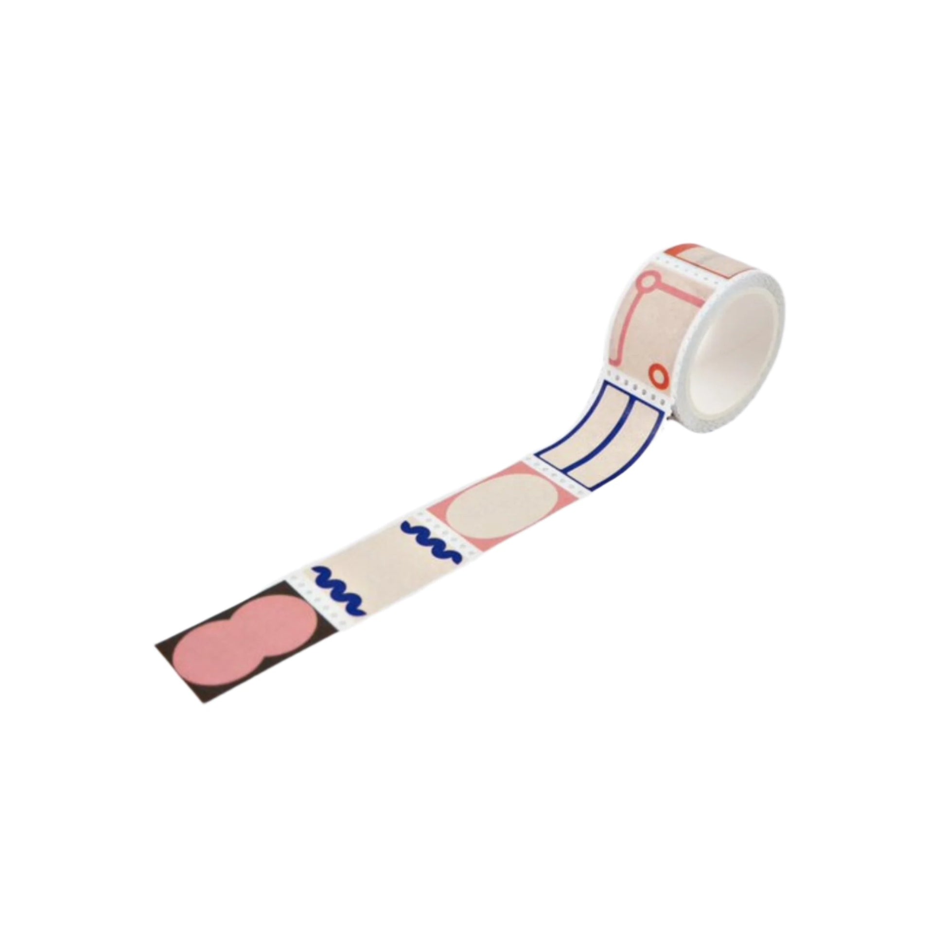 Washi Tape - Shape Stamp 25mm (Hinoki Mix)