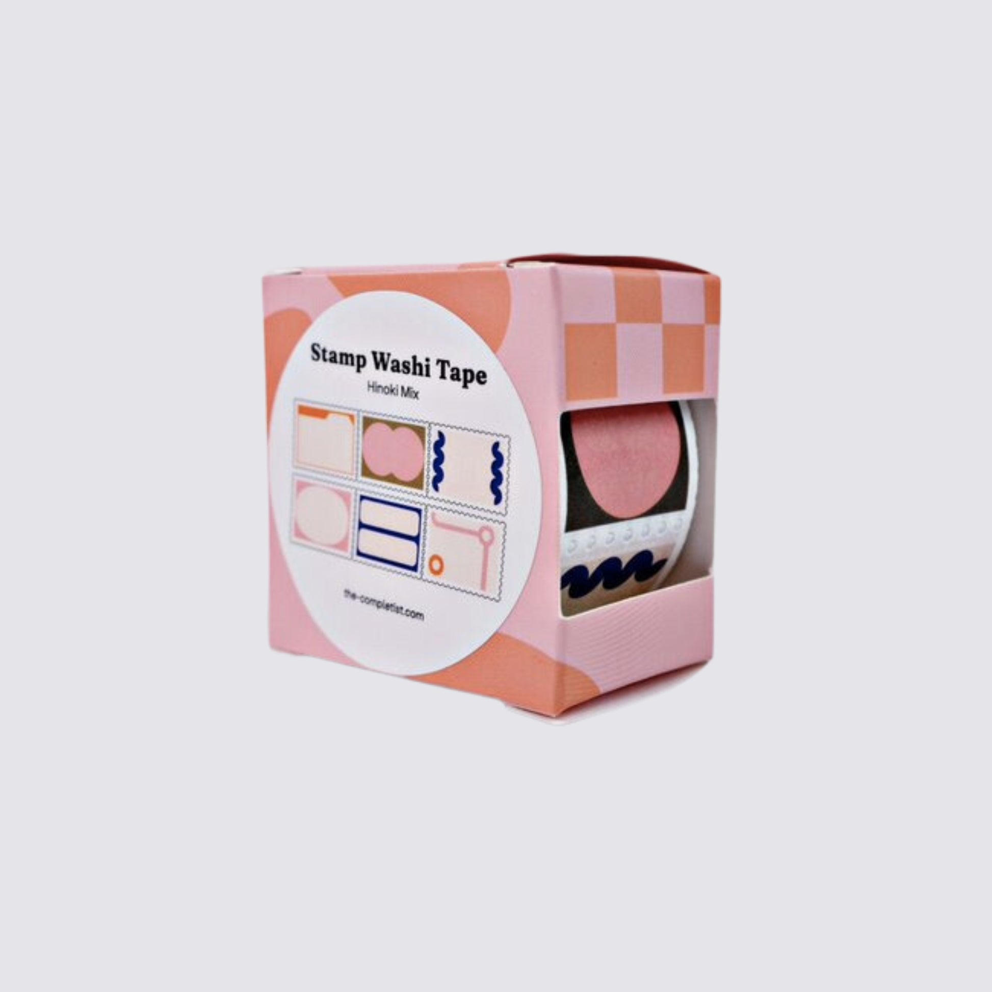Washi Tape - Shape Stamp 25mm (Hinoki Mix)