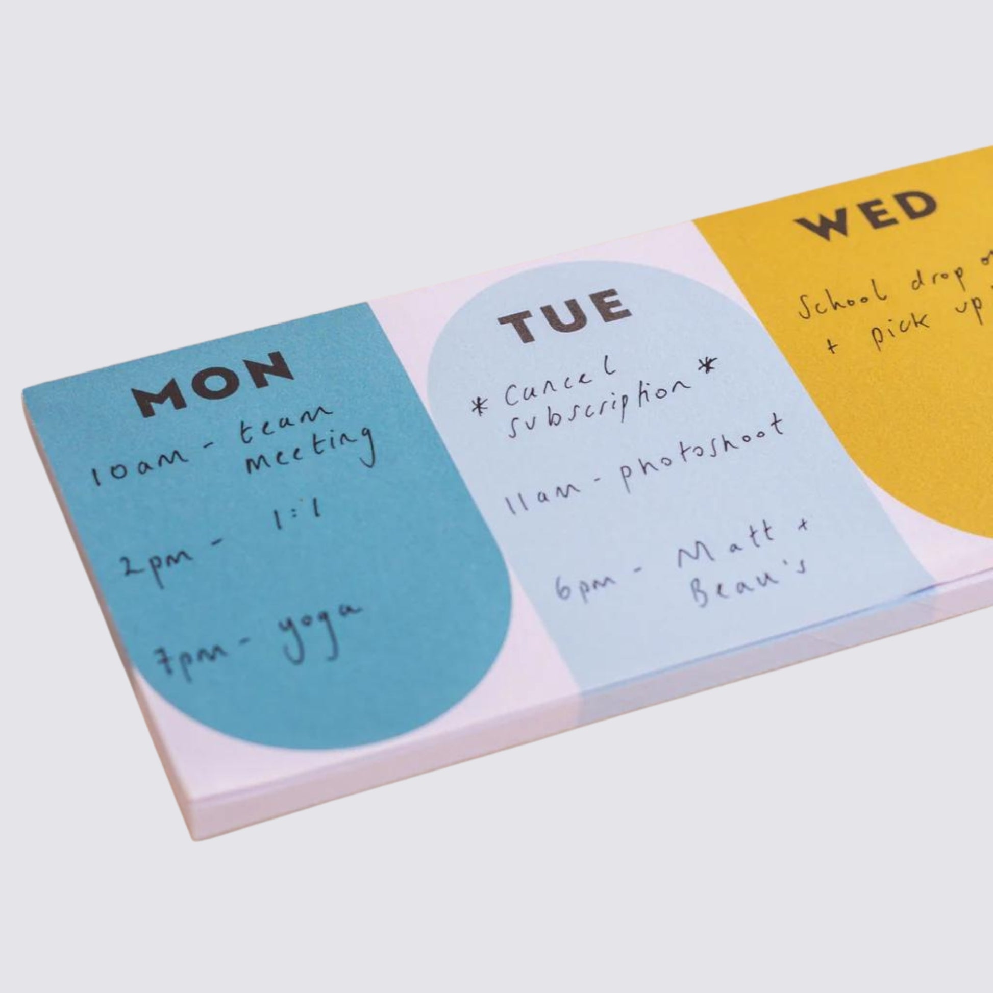 Keyboard Weekly Planner Pad - Nature Arches