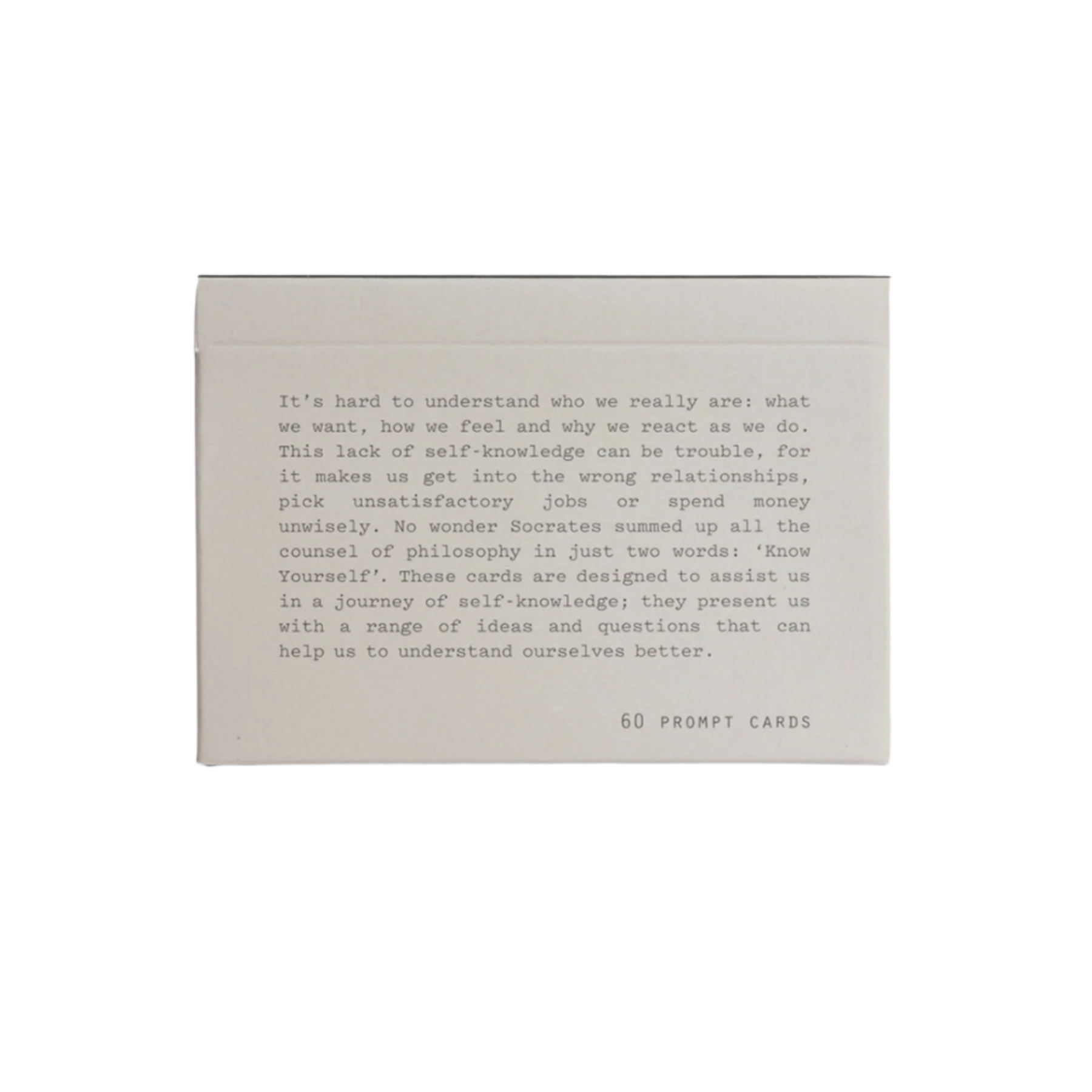 Know Yourself Prompt Cards
