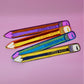 Leather Pencil Bookmarks
