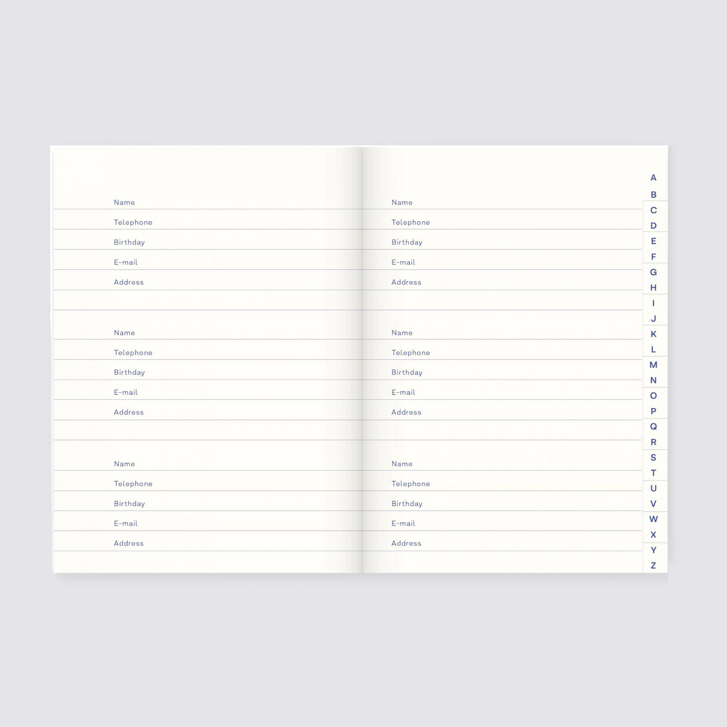Fabrique a la Carte Address Book ‚Äì Lobster