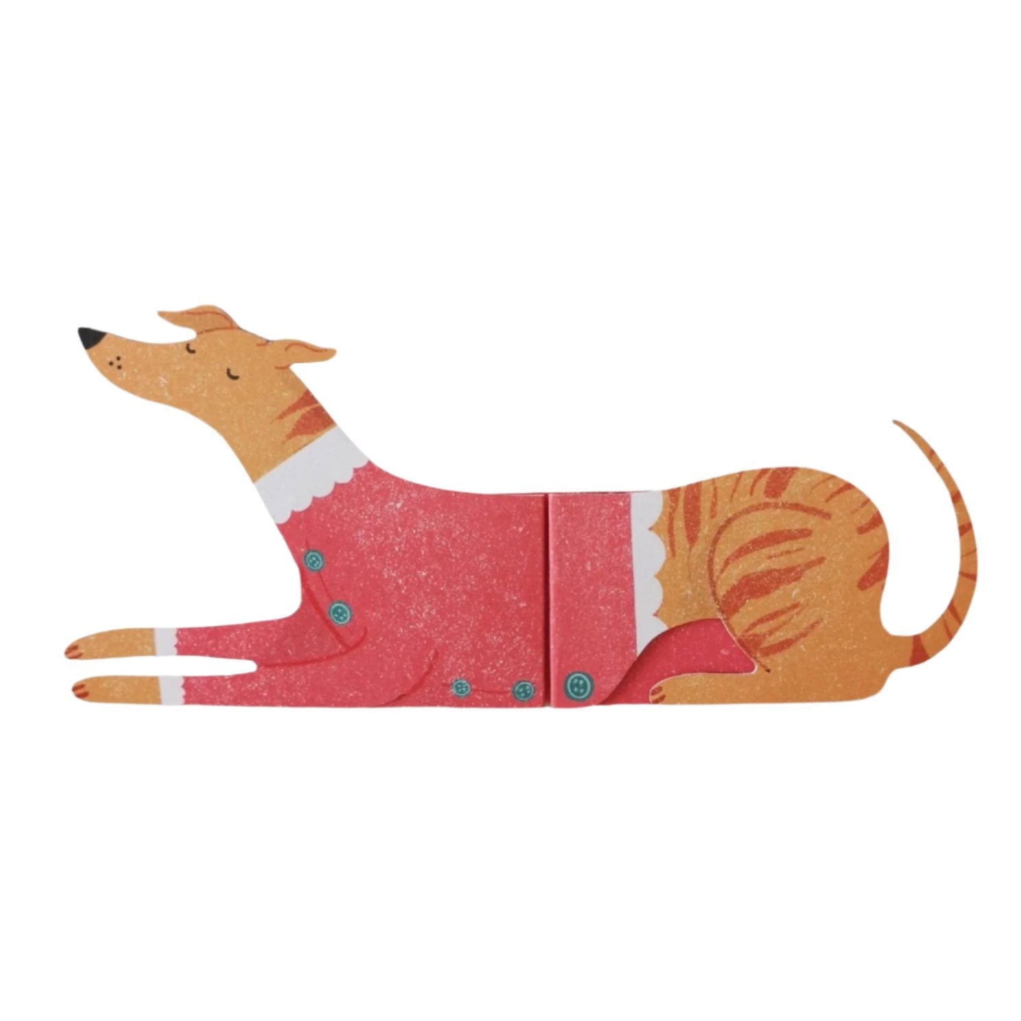 Long Dog Santas Little Helper Christmas Cards - Set of 6