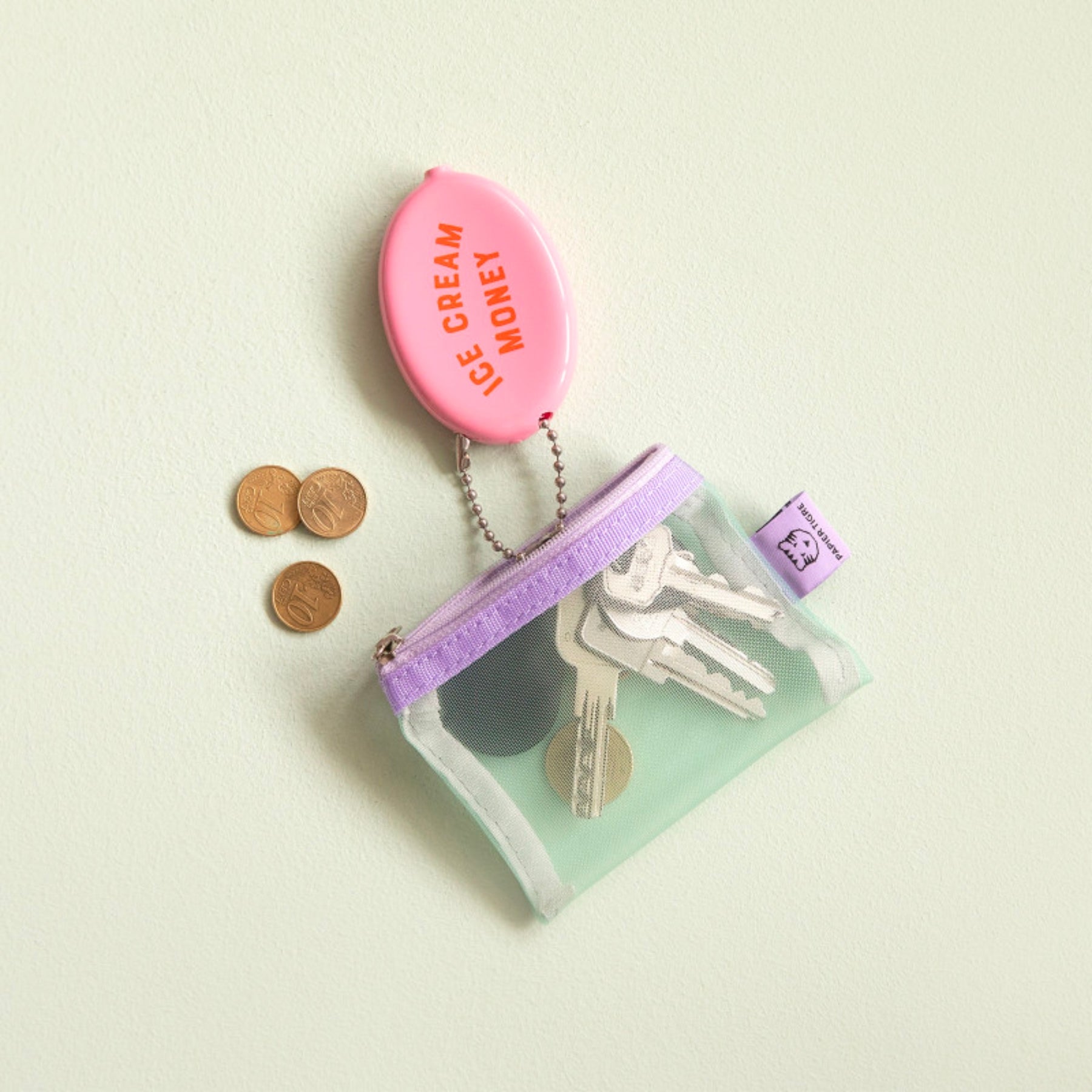 Mesh Pouch Extra Small - Lilac & Mint