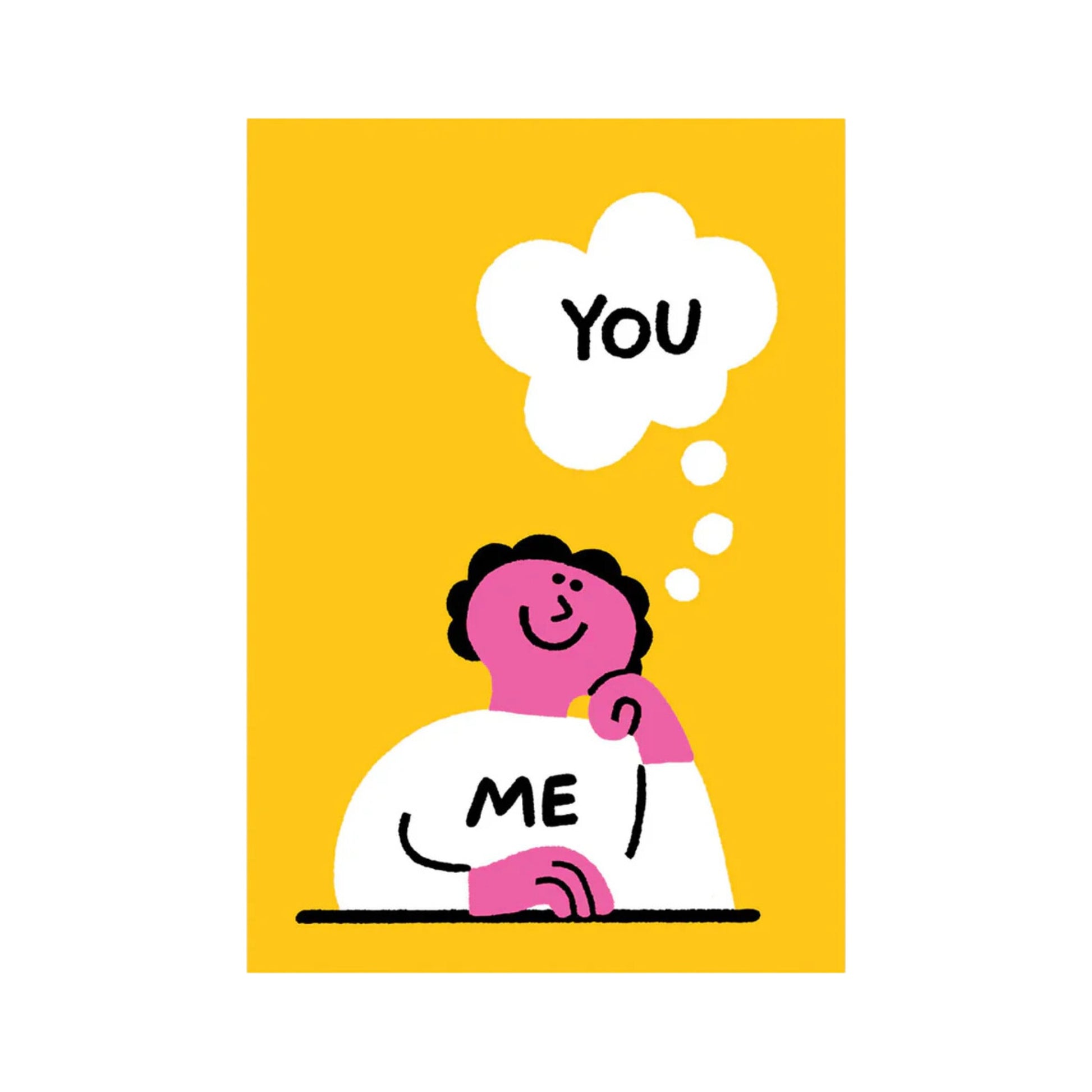 Me Thinking About You Card