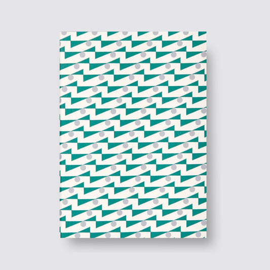Medium Layflat Notebook -Enid Ultramarine/Lilac - Plain
