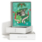 cats in a box Christmas card Merry Christmas
