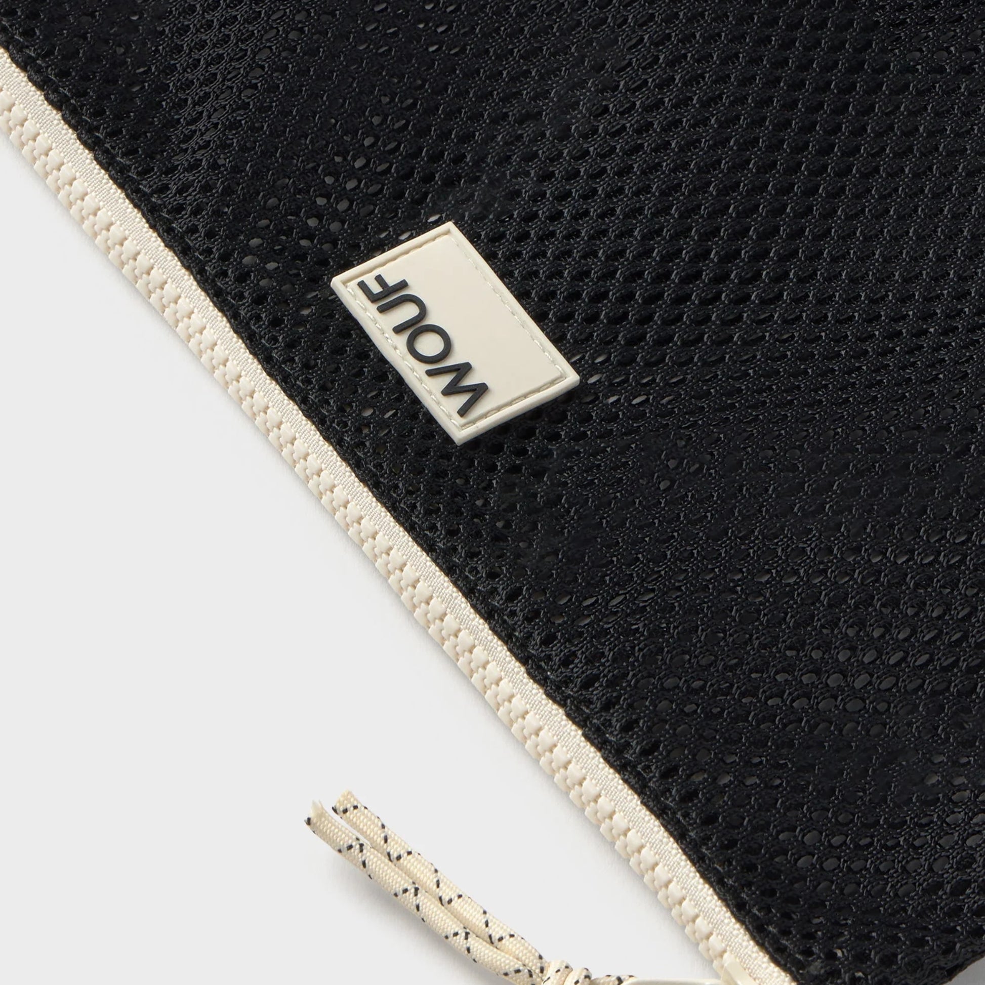 Wouf Black Mesh Pouch - Onyx