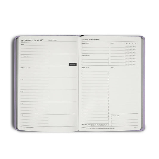 2025 Goal Digger Diary - Classic / Black
