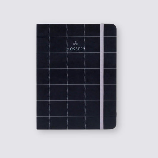 2024 Refillable Diary - Black Plaid