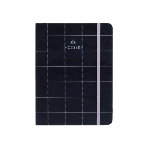 2024 Refillable Dated Diary - Black Plaid