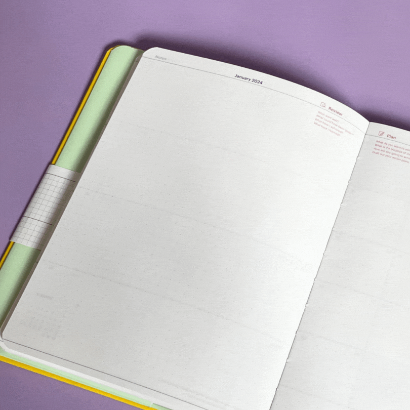 2024 Refillable Dated Diary - Komorebi