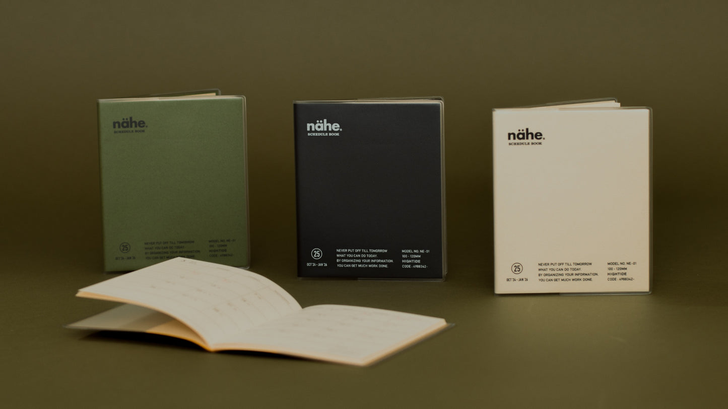 2026 Nahe Pocket Monthly Diary - Khaki