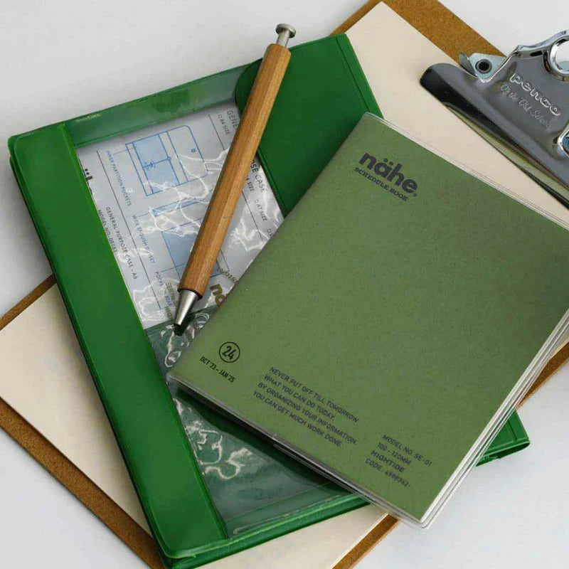 2024 Nahe Pocket Monthly Diary - Khaki