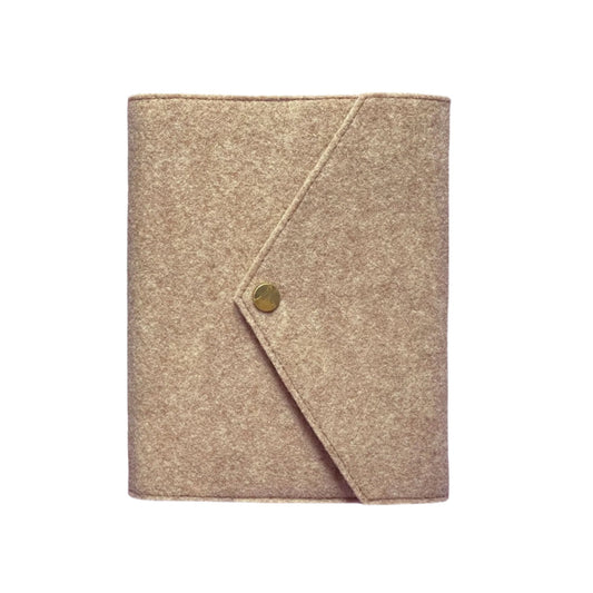 Woolen Notebook Case - Nougat