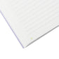 Notebook with ruled pages