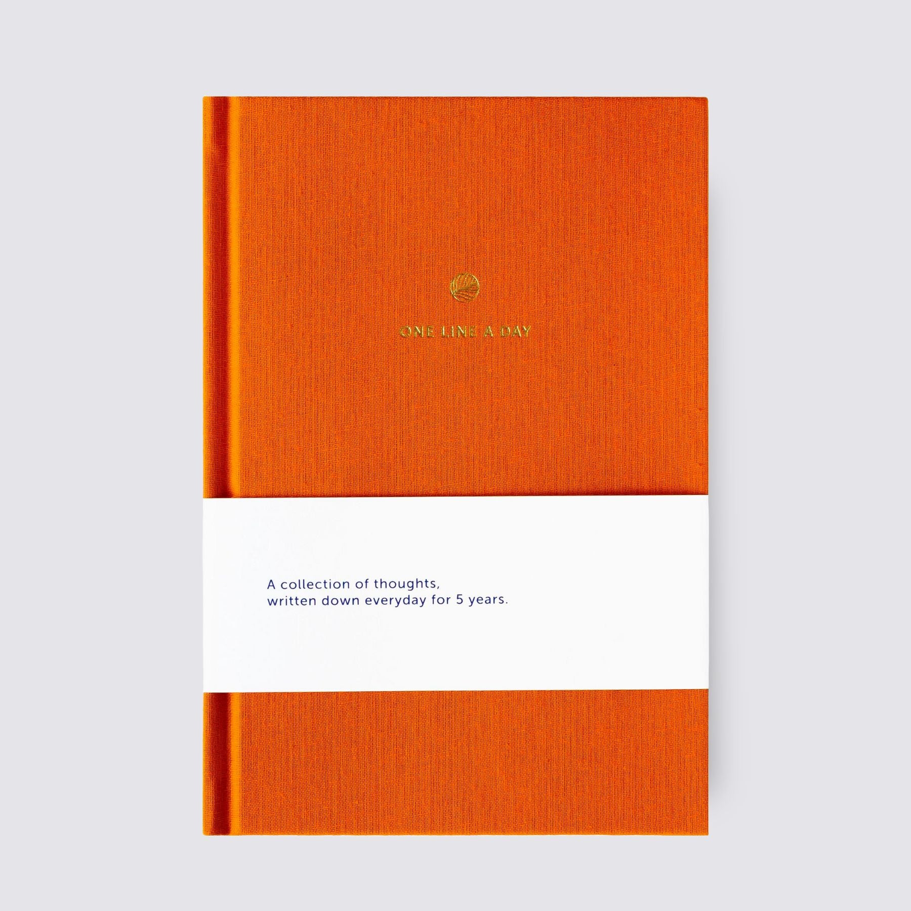 One Line A Day Journal - Orange