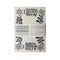 Patterned Placecards - Set of 10 / Blue-Black