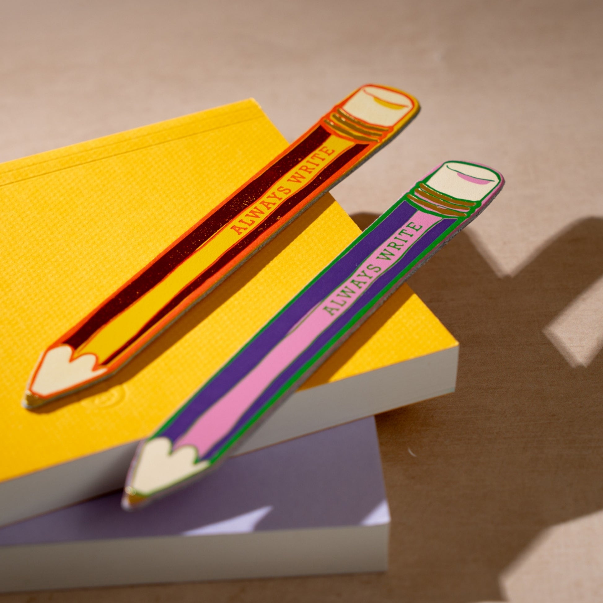 Always Write Bookmark - Hot Pink