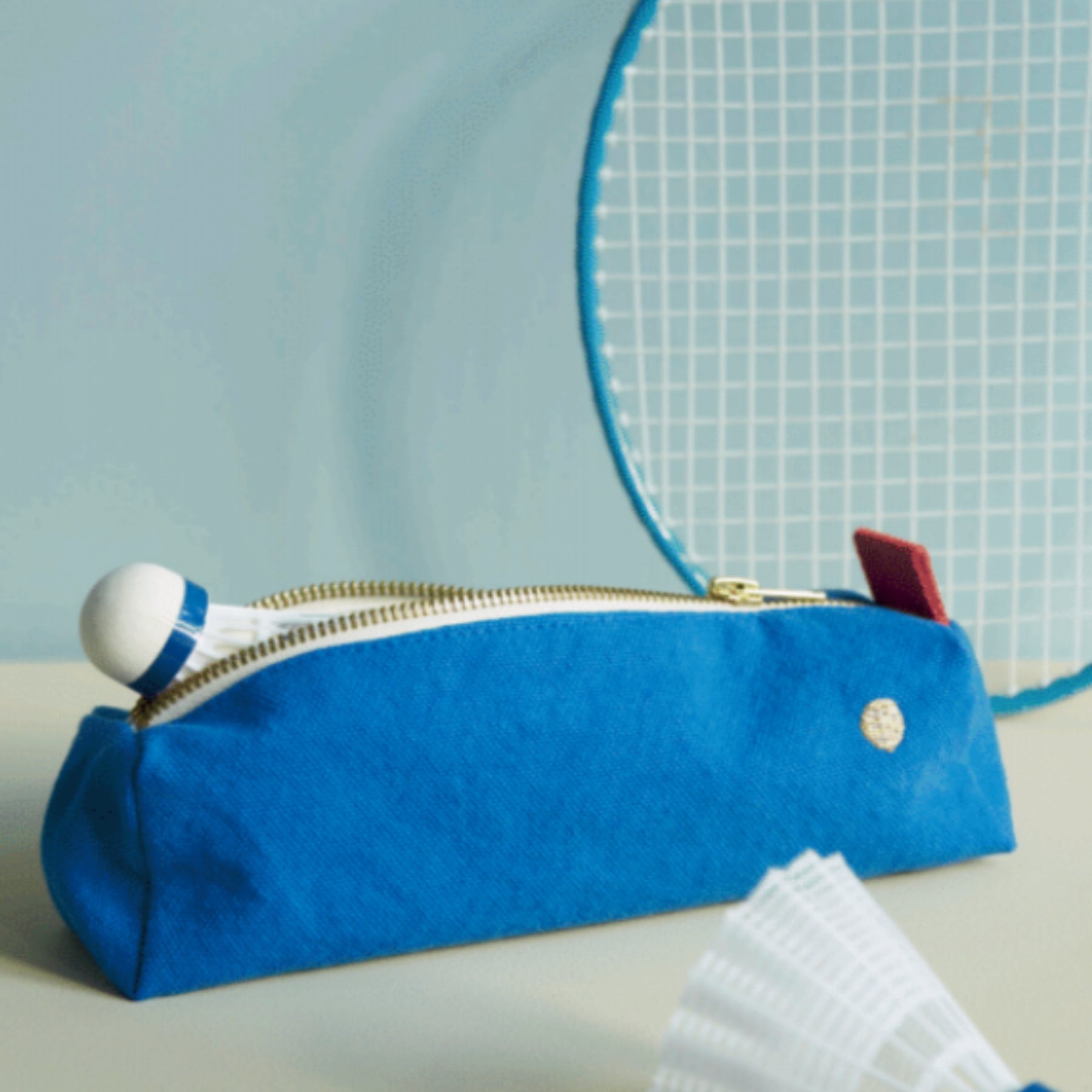 Pencil Case  - Process Blue Pouch