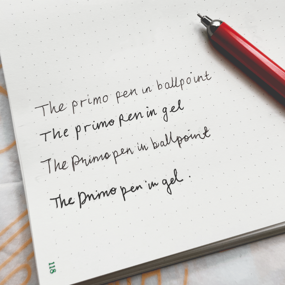 Marais Notebook and Pen Duo - Primo Ballpoint Pen / Dot Grid Paper