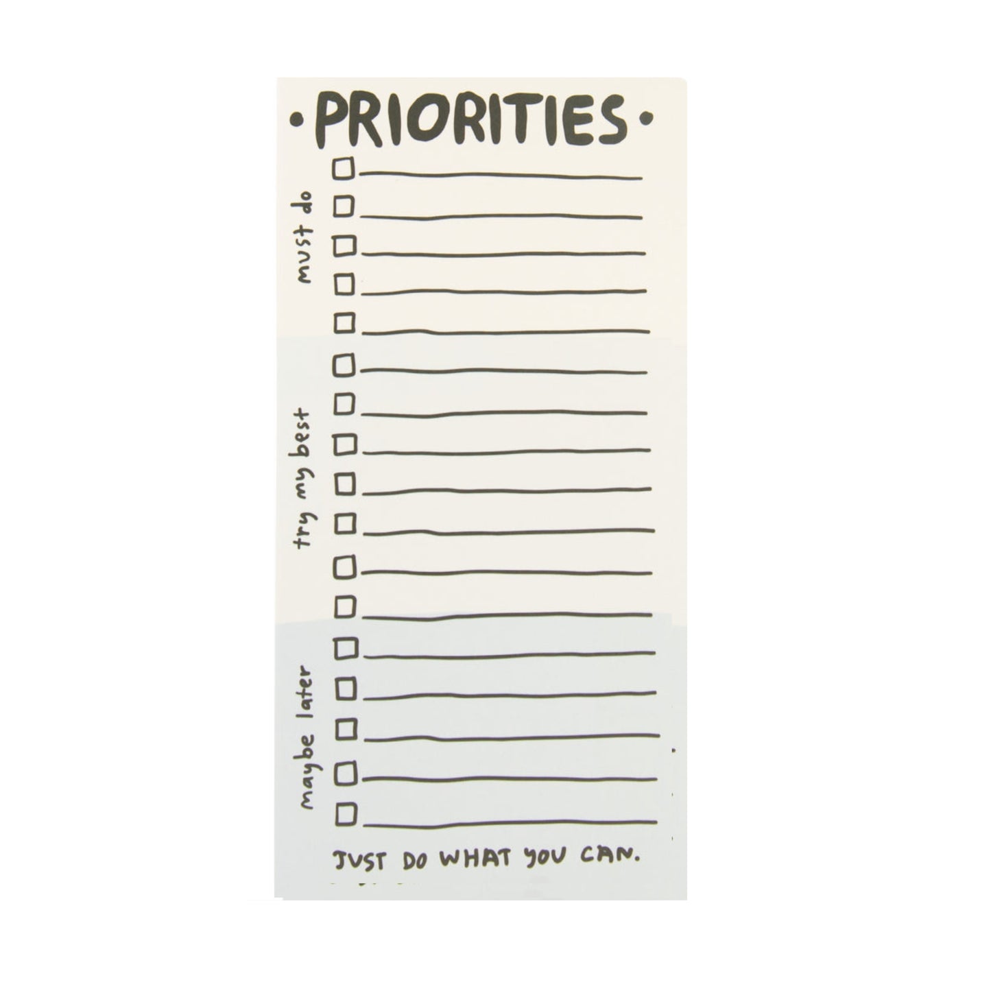 Priorities Notepad