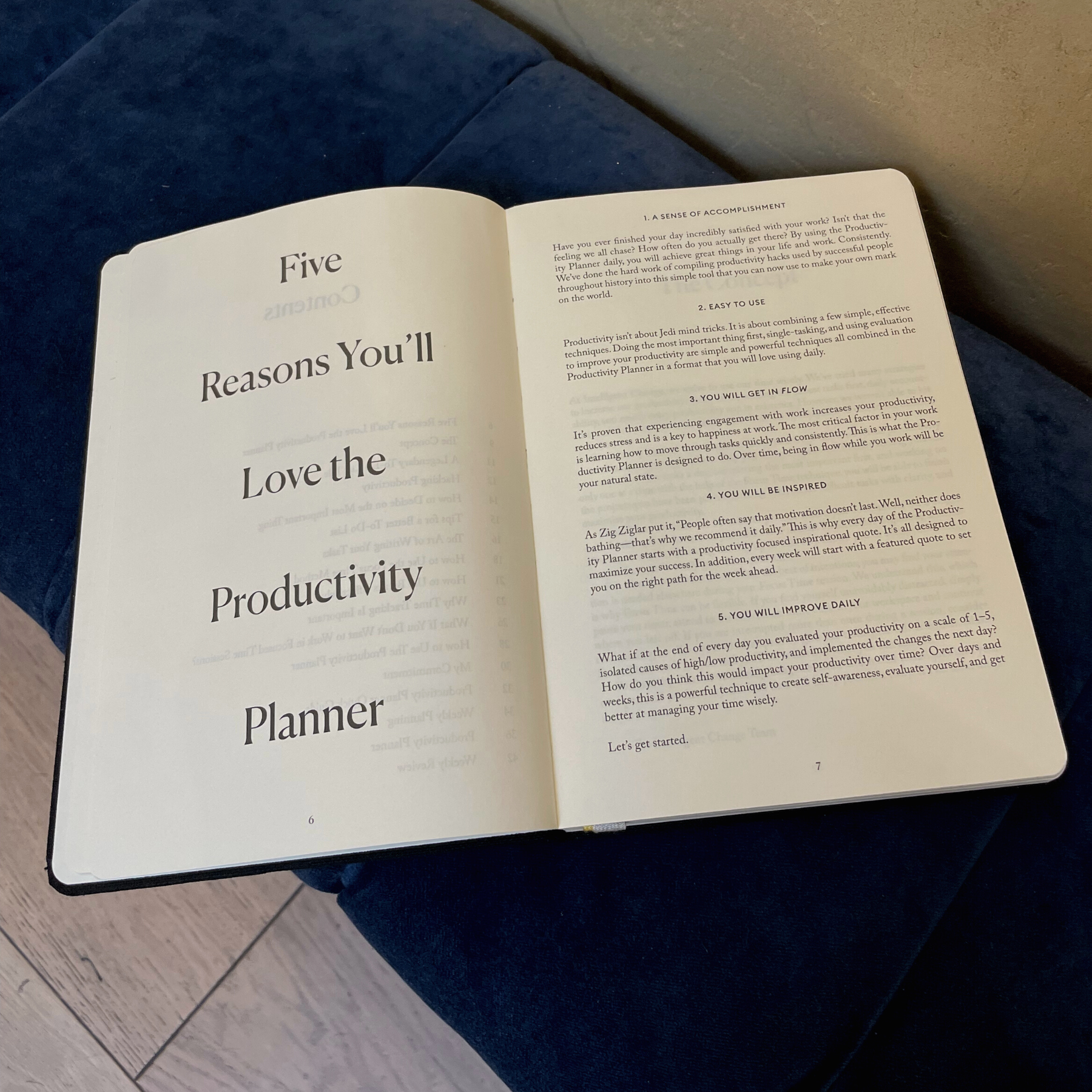 Daily Productivity Planner - Black
