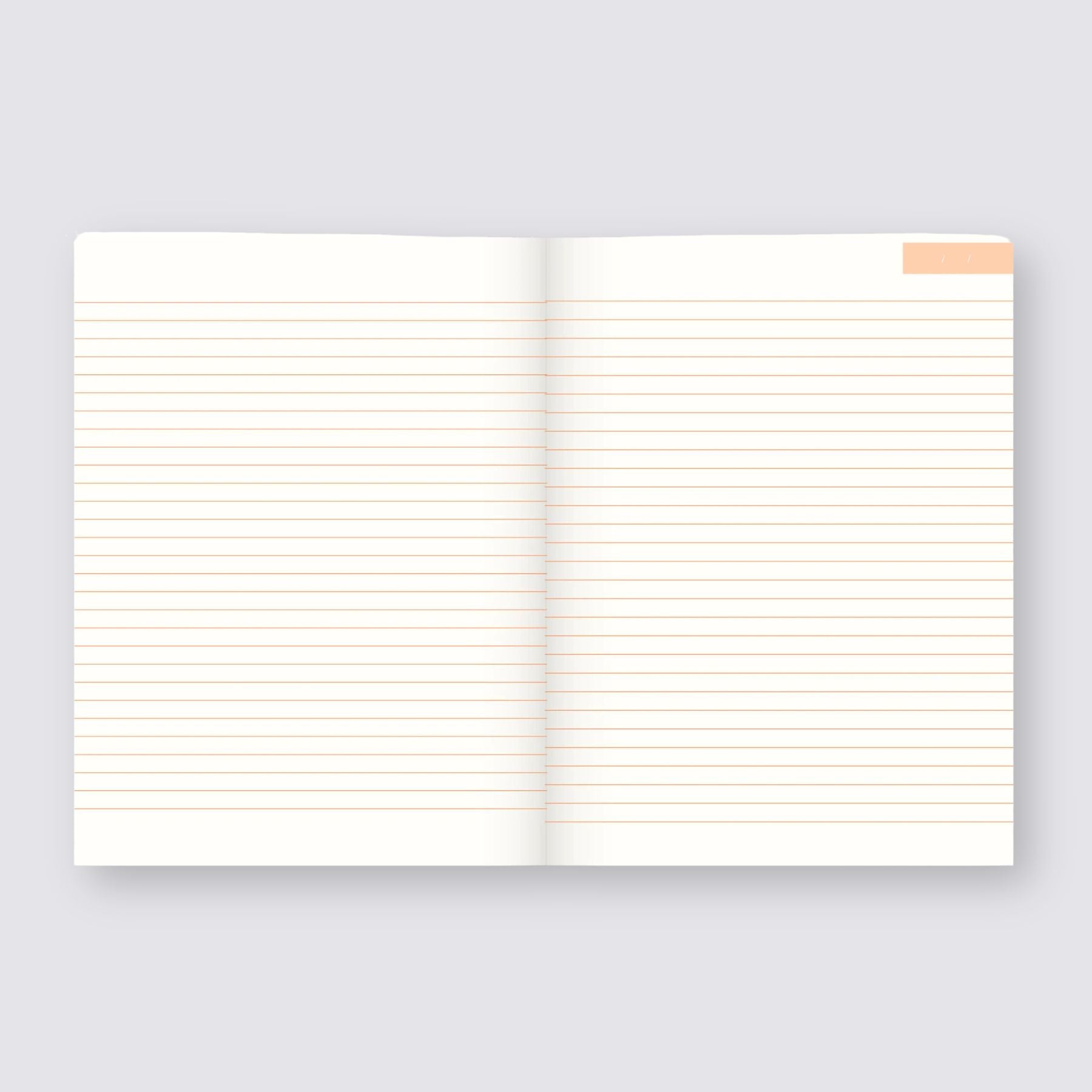 Hardback Notebook - Orange Wiggle