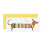 Sausage Dog Birthday Card