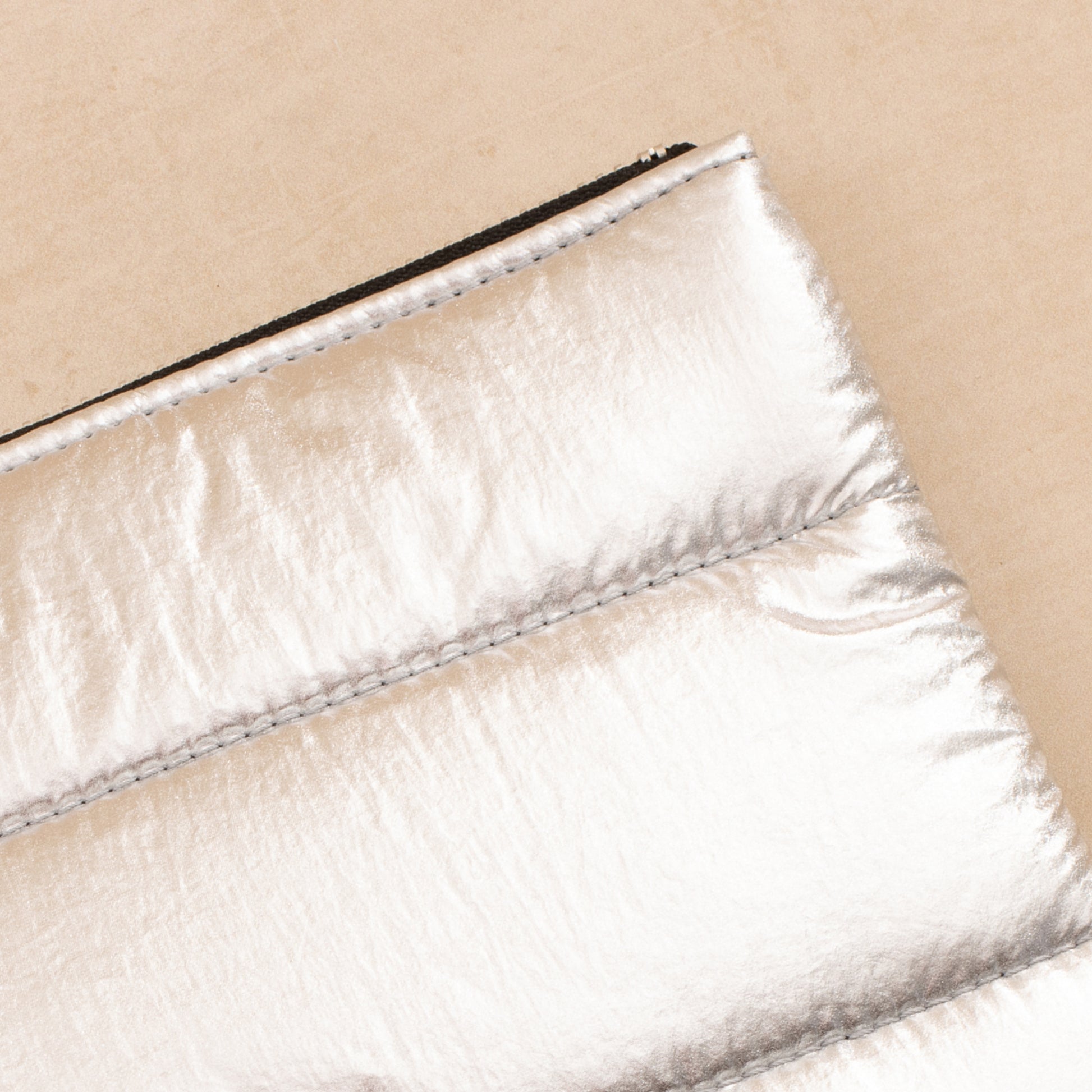 Wouf Glossy Pouch - Silver