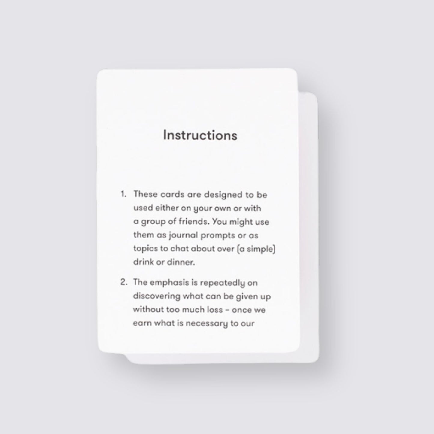 Simplicity Cards