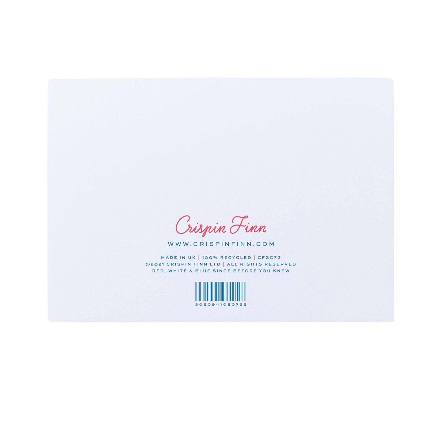 Sorry greeting card back