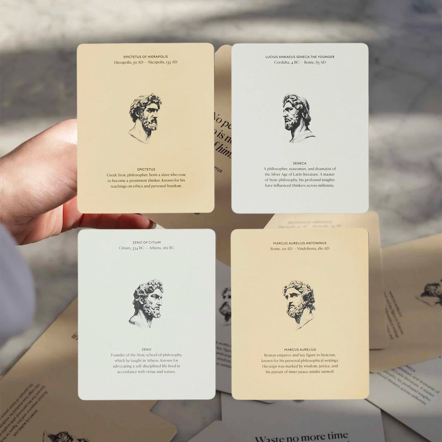 Stoic Reminders Quote Cards