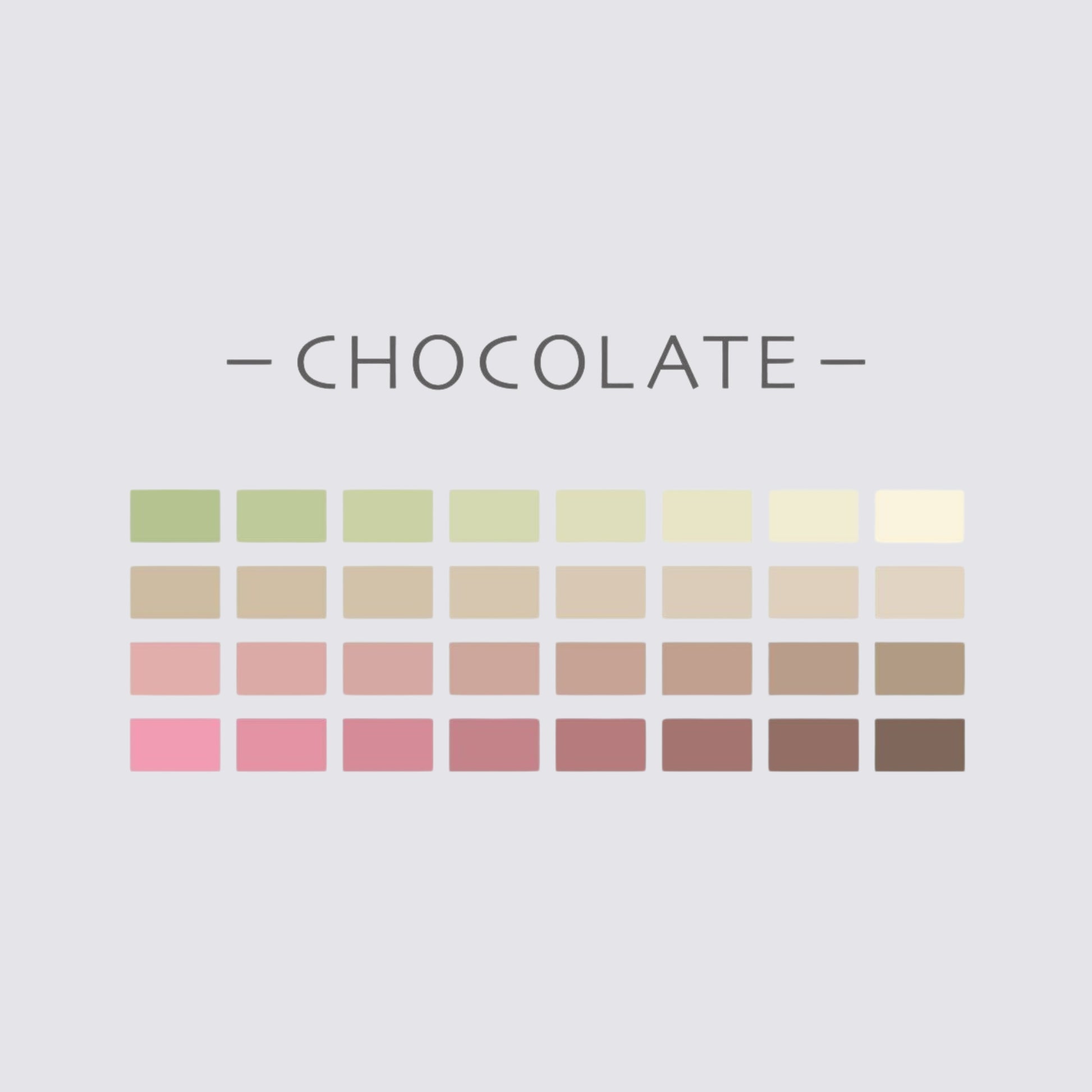 Swatch Card Sticker - Chocolate