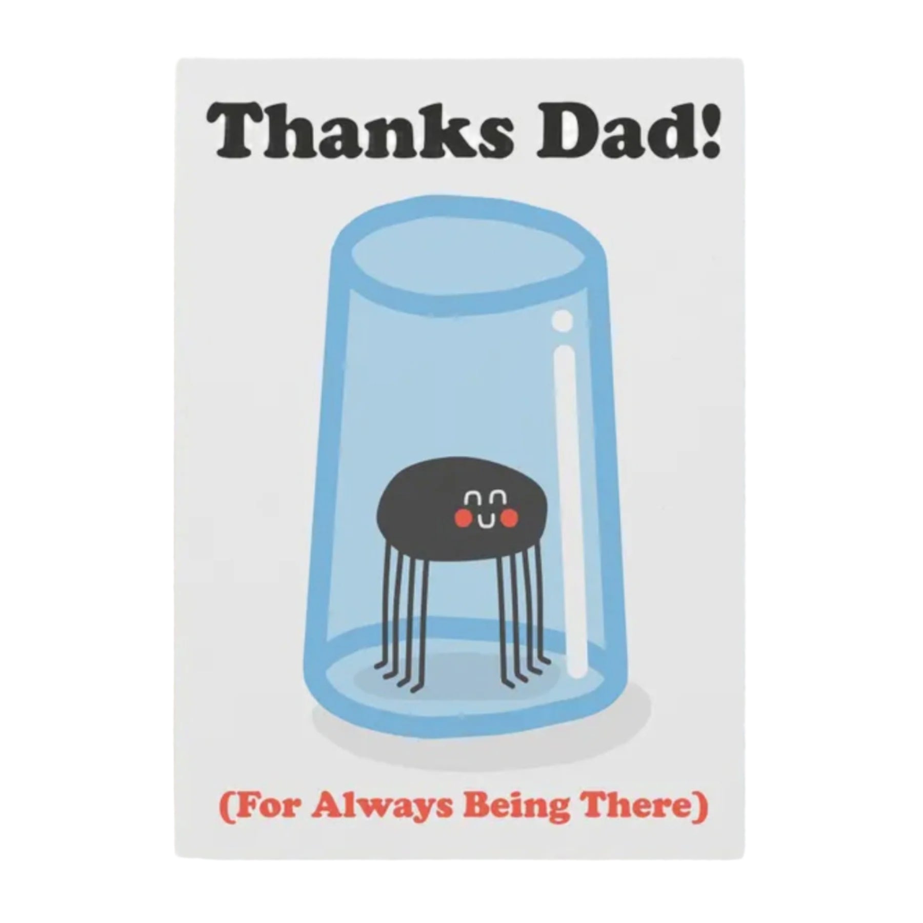 Thanks Dad Spider Card